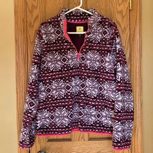 Prince & Fox by Aeropostale quarter zip Sherpa